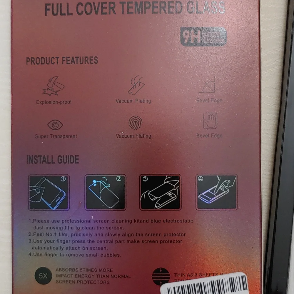 Tempered Glass Protector Samsung S6 Plus NWB